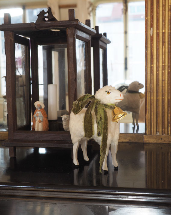 Aimants décoratifs en forme de moutons, set de 6 pièces
